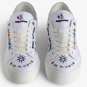 Zadig & Voltaire Embroidered Sneakers